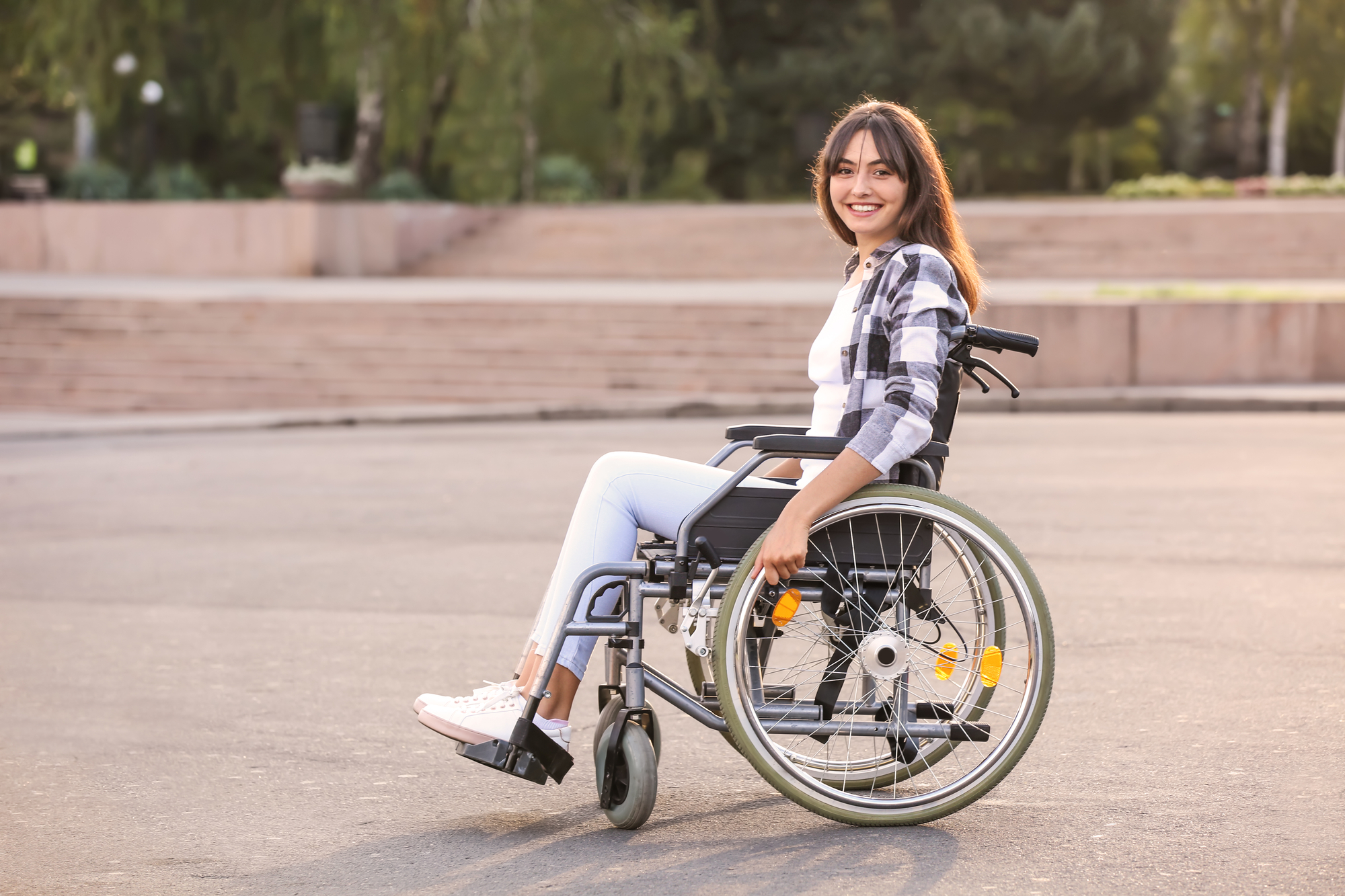 A Person Sitting in a Wheelchair